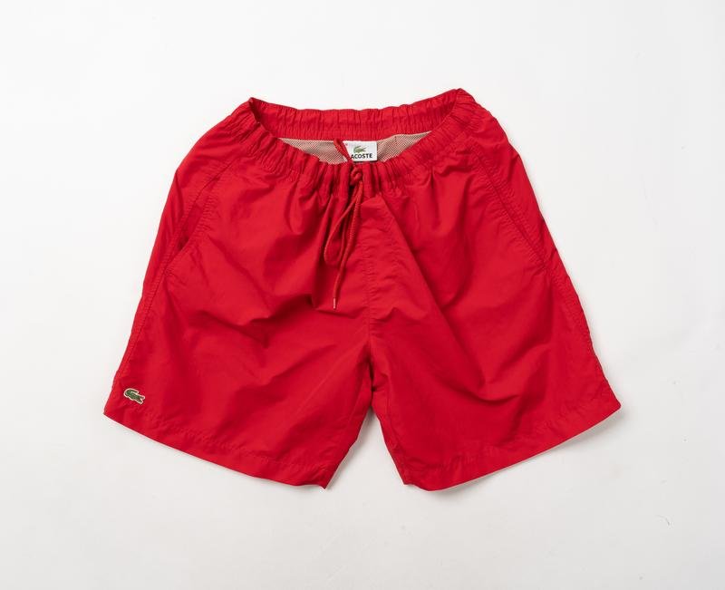 Homme Lacoste Shorts Rouge Nylon 31