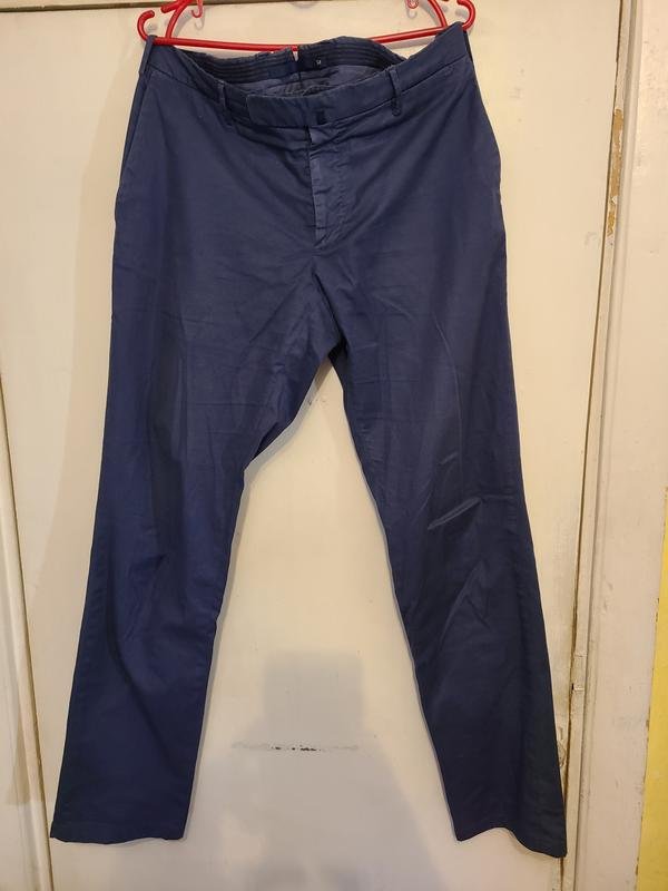 Мужские Incotex Брюки Тёмно-синий Хлопок 36 / XL /