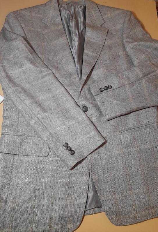 Men Barutti Blazer Grey Cashmere 48 / 4XL / 56