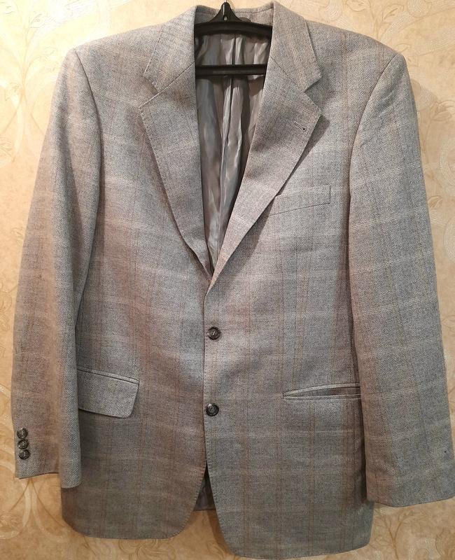 Men Barutti Blazer Grey Cashmere 48 / 4XL / 56