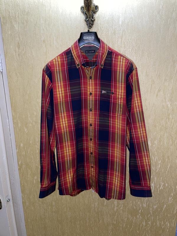 Мужская Paul Smith Рубашка Красный 40 /L / 48