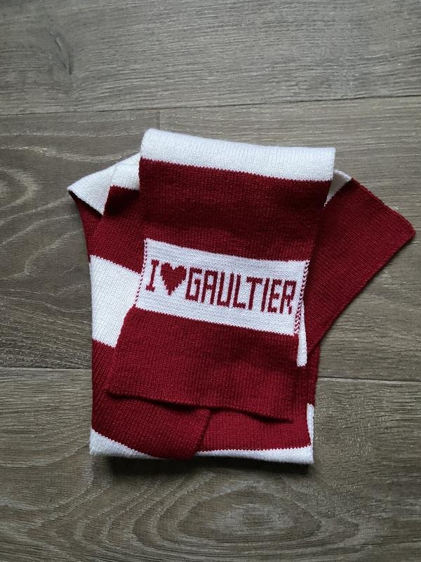 Damen Jean Paul Gaultier Schal Rot Einheitsgröße