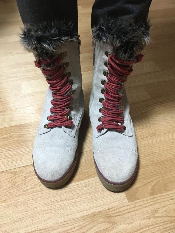 Женские Bugatti Сапоги Серый Кожа 38