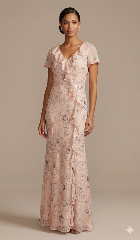 Damen Corneliani Kleid Rosa Viskose XL