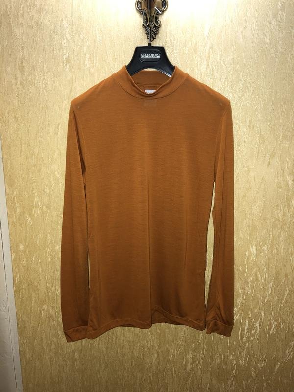 Herren ZARA Langarmshirt Orange 38 / M / 46
