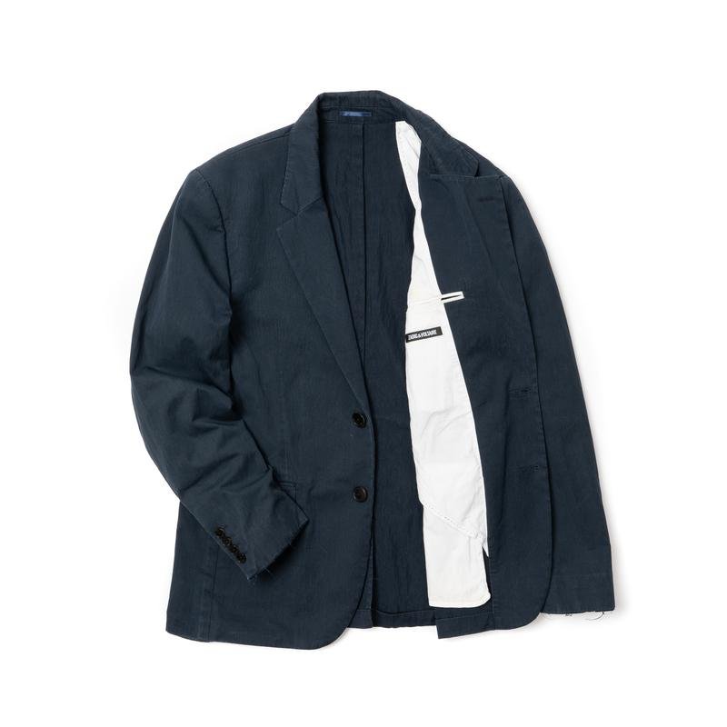 Uomo Zadig & Voltaire Blazer Blu Navy Poliamide 38