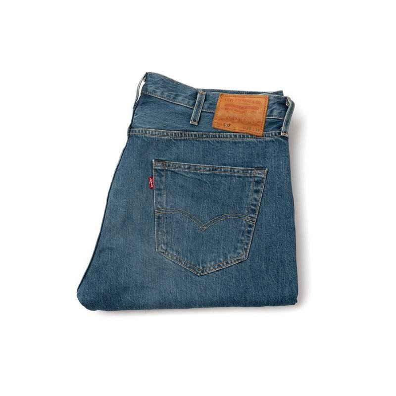 Мужской Levi's Джинсы Тёмно-синий Хлопок 36 / XL /