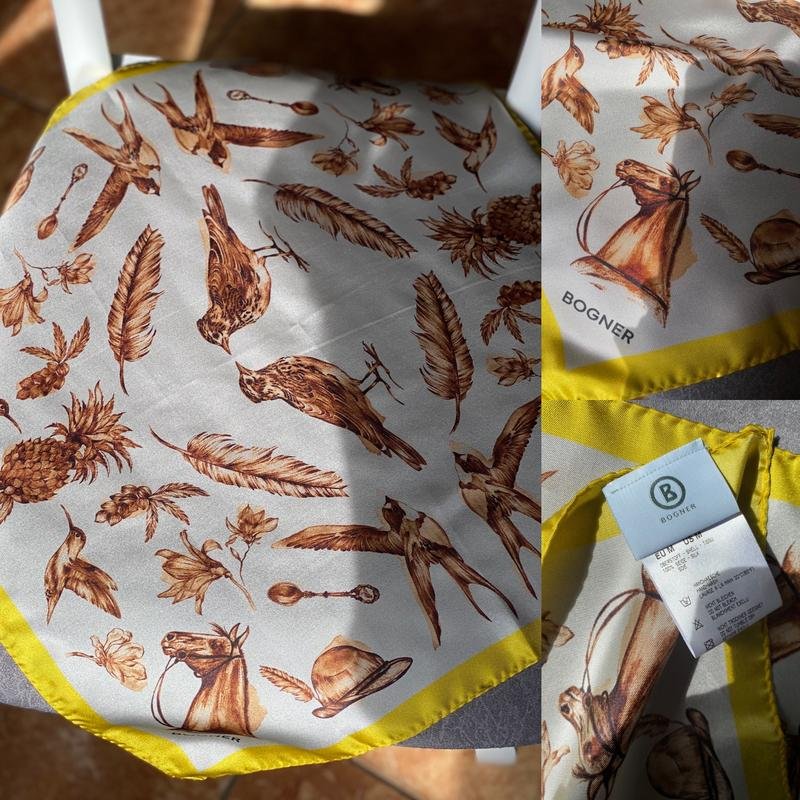 Женский Bogner Шарф Жёлтый Один размер