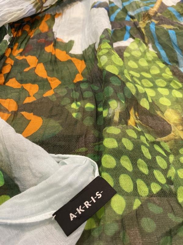 Damen Akris Schal Mehrfarbig Kaschmir