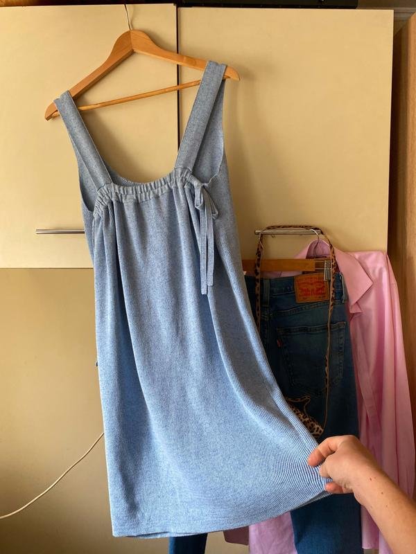 Женский Club Monaco Платье Голубой Хлопок 38 / M /