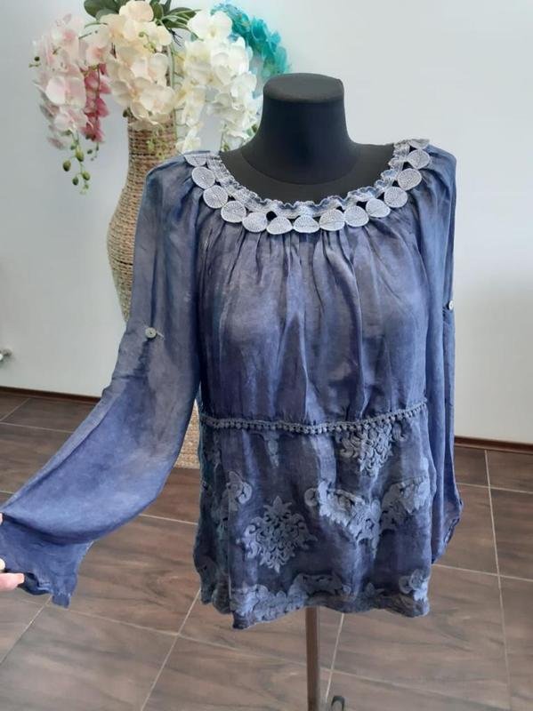 Women Ballin Shirt Navy Cotton 40 / L / 48