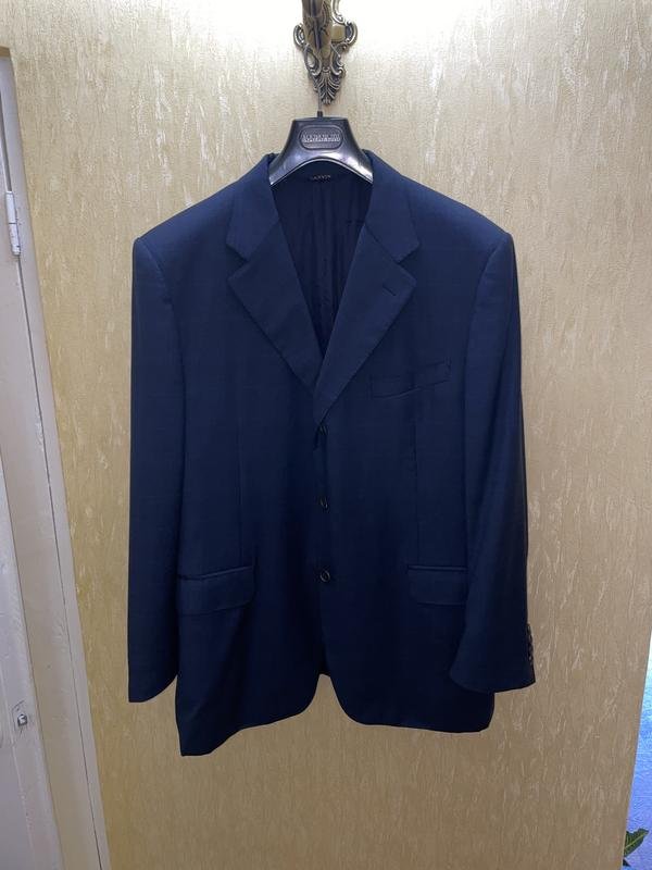Herren Lanvin Sakko Marineblau 42 / XL / 50