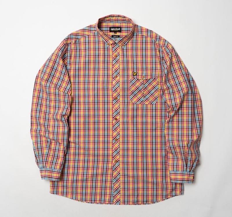 Мужской Lyle & Scott Рубашка Разноцветный Хлопок