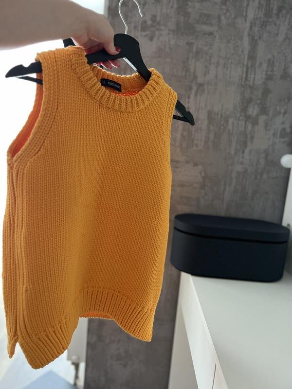 Donna Dsquared² Gilet Arancione 36 / S / 44