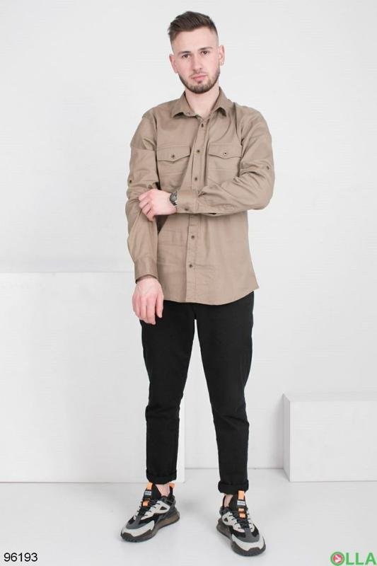 Homme JOOP! Chemise Moutarde Coton 38 / M / 46