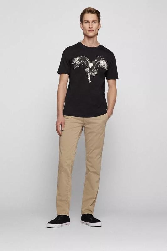 Мужские Hugo Boss Брюки Бежевые Хлопок 33 / L / 48