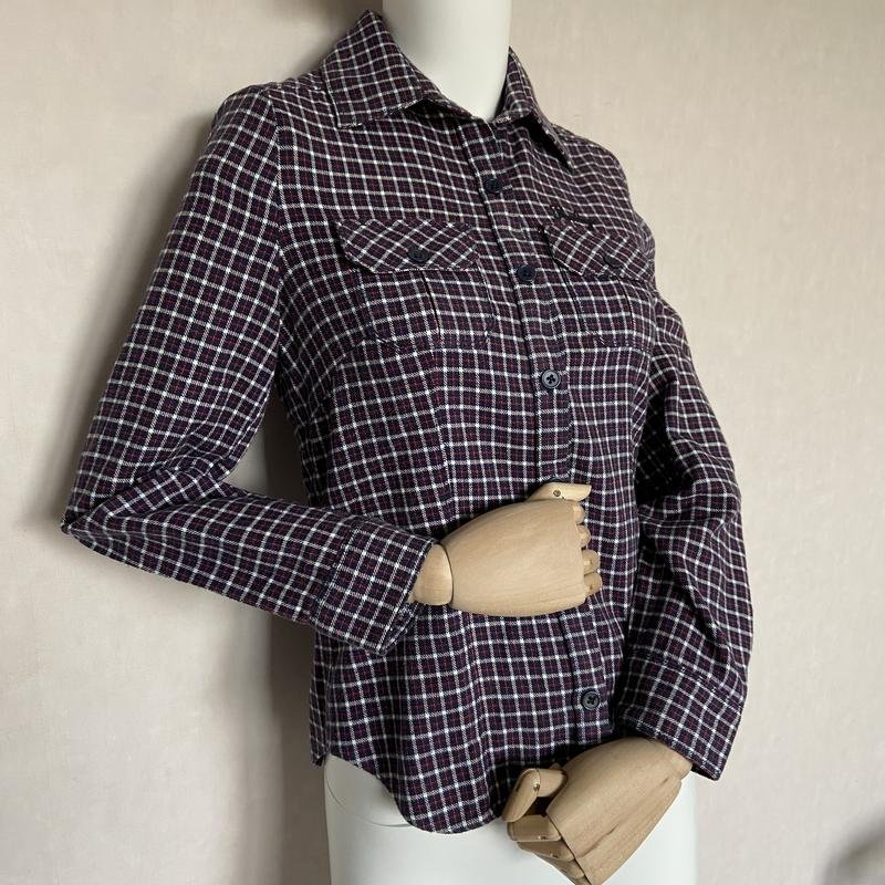 Damen Sandro Paris Hemd Marineblau 34 / XS / 42