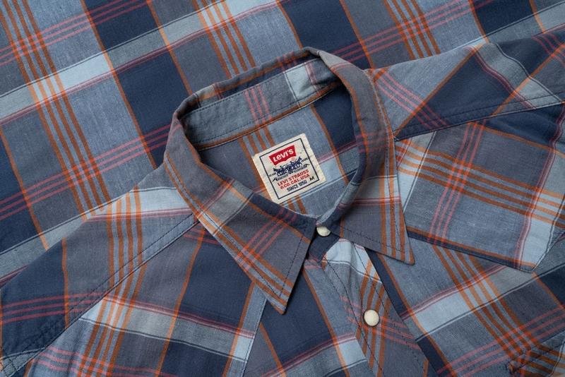 Мужская Levi's Рубашка Разноцветный Хлопок 38 / M