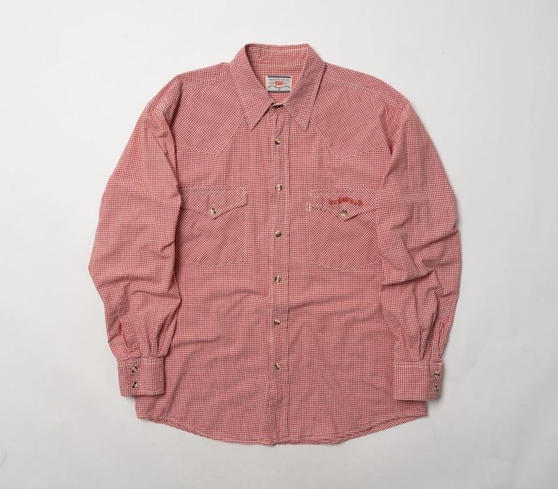 Мужская Levi's Рубашка Красная Хлопок 38 / M / 46