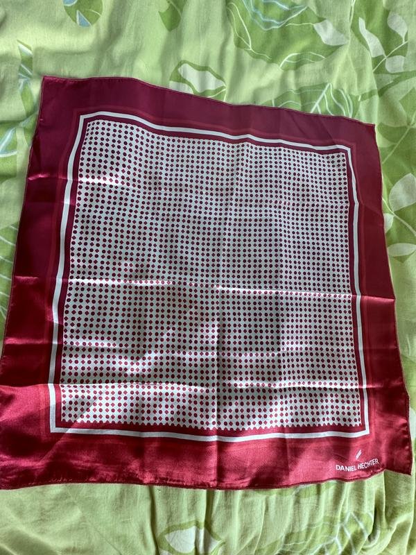 Unisex Daniel Hechter Schal Weiß Polyester