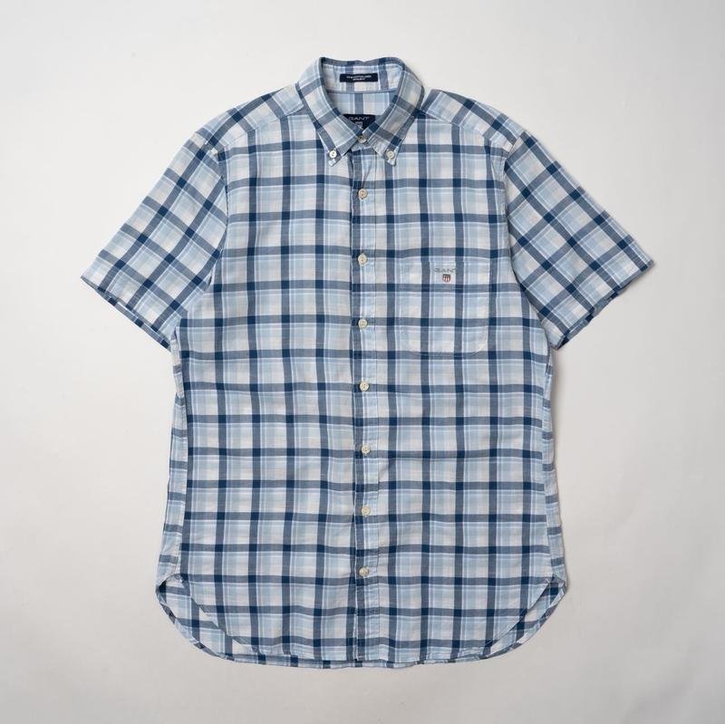 Herren Gant Hemd Marineblau Baumwolle 36 / S / 44