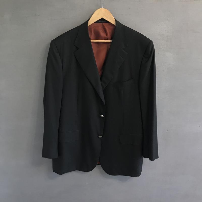 Мужской Isaia Napoli Пиджак Серый Шерсть 44 / XXL