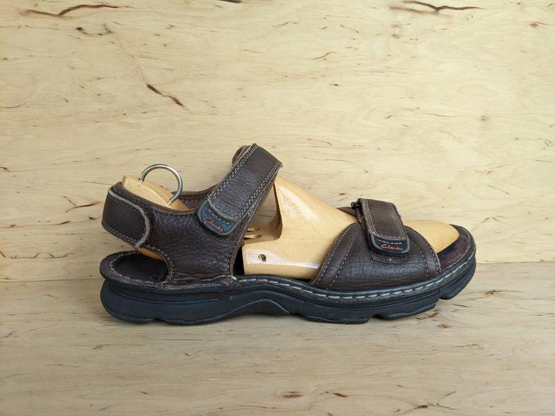Men Clarks Sandals Brown Suede 45.5