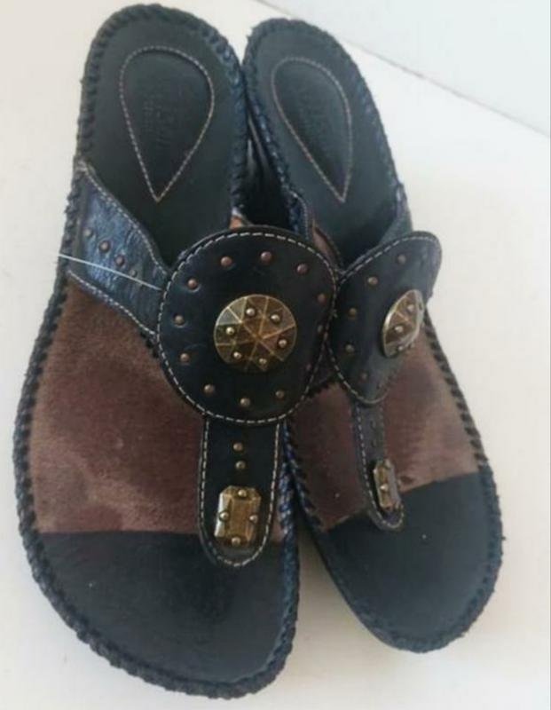 Donna Clarks Tacchi Nero Pelle 38