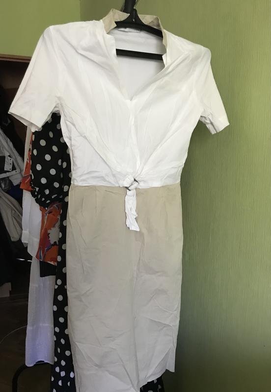 Women Fabiana Filippi Dress Beige Cotton 36 / S /