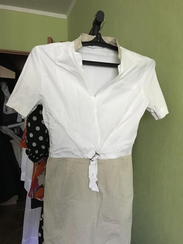 Women Fabiana Filippi Dress Beige Cotton 36 / S /