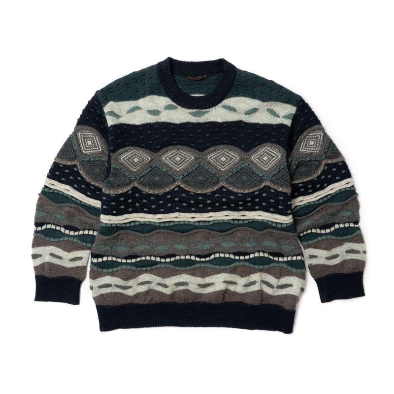 Мужской Bogner Свитер Тёмно-синий Шерсть 40 /L /