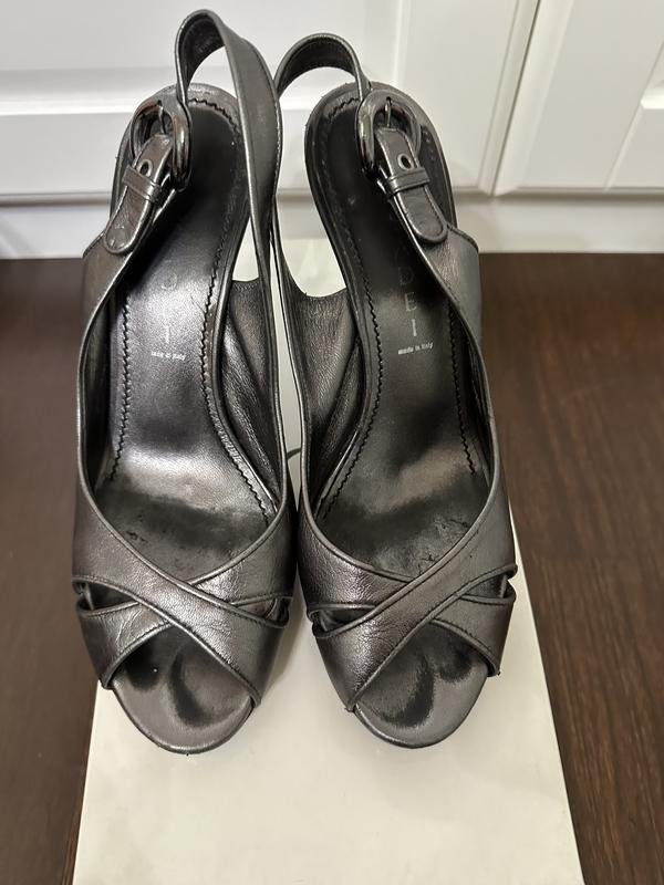 Donna Casadei Tacchi Grigio Pelle 37.5