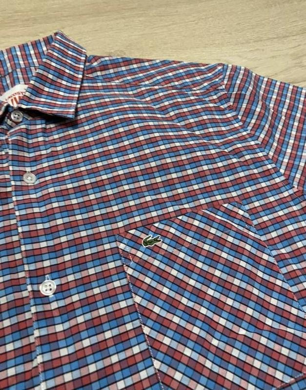 Herren Lacoste Hemd Mehrfarbig 38 / M / 46