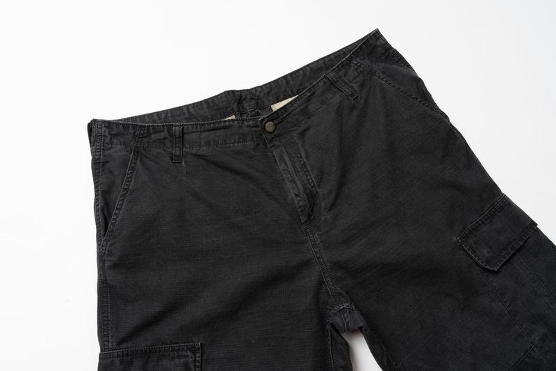 Мужской Carhartt Брюки Чёрный Хлопок 36 / XL / 50