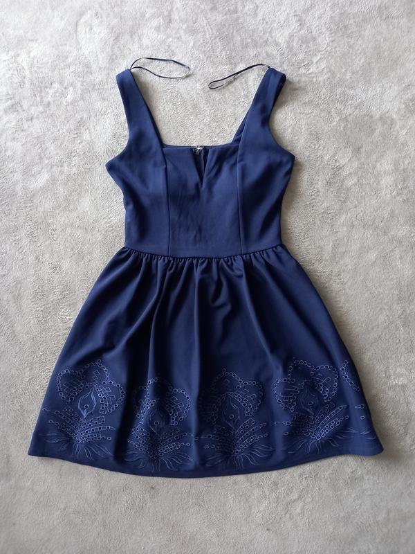 Women AMI Dress Navy 34 / XS / 42