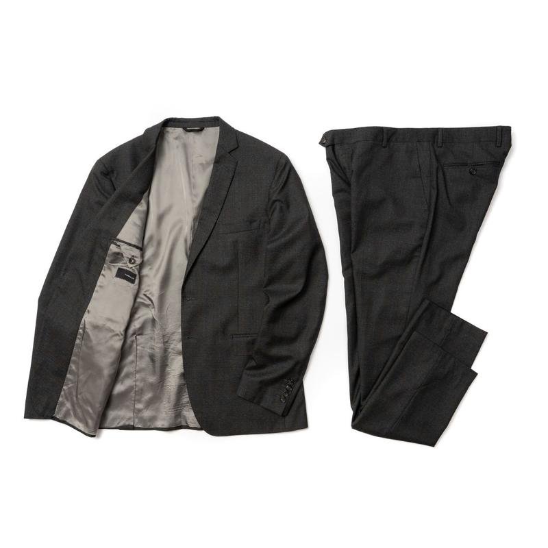 Uomo Tonello Completo Grigio Lana 40 /L / 48