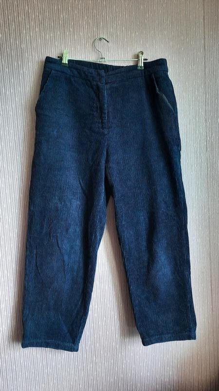 Damen Minimum Hose Marineblau Baumwolle 36