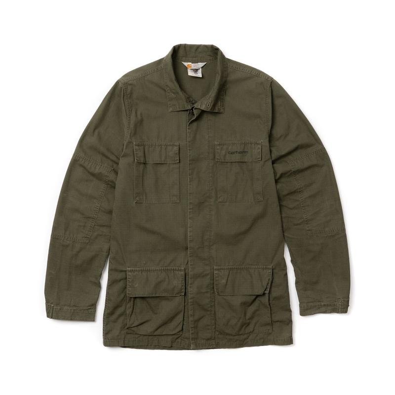 Homme Carhartt Veste Kaki Coton 36 / S / 44