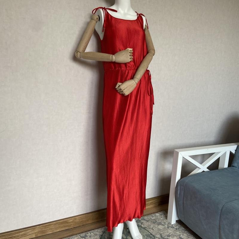 Donna Charnos Abito Rosso Poliestere 38 / M / 46