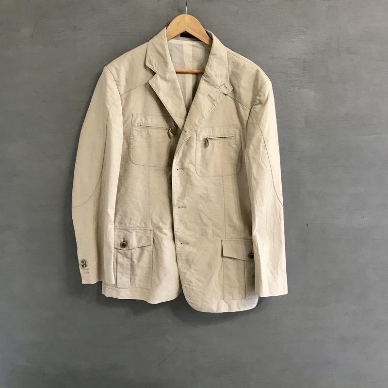 Uomo Corneliani Giacca Beige Cotone 44 / XXL / 52