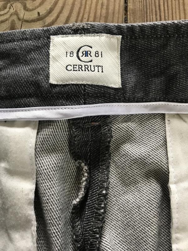Damen Cerruti Hose Grau Baumwolle 40 / L / 48