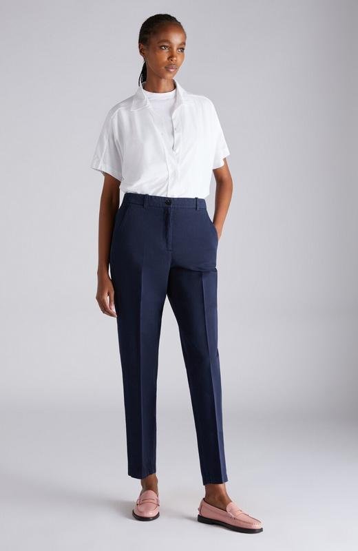 Женские Slowear by Incotex Брюки Тёмно-синий