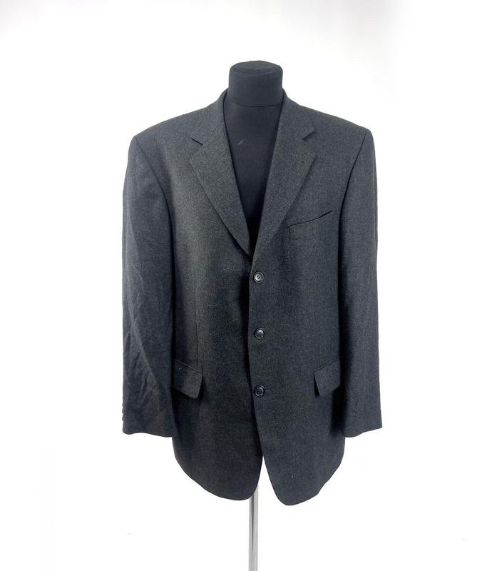Men Barutti Blazer Grey Angora Wool Other