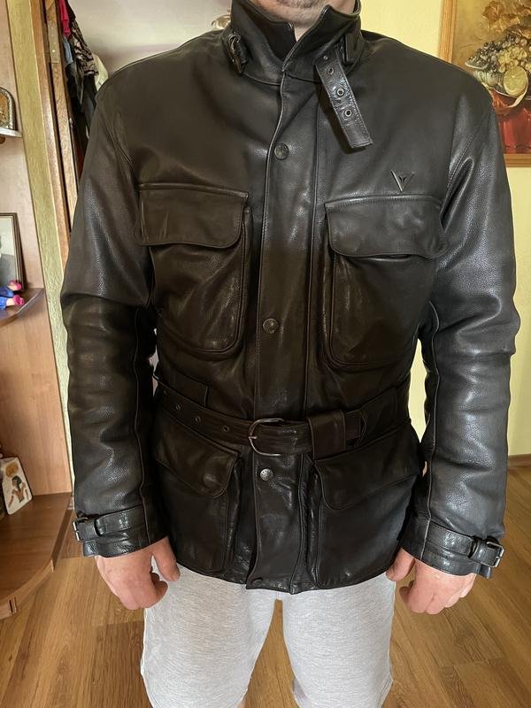 Homme Belstaff Veste Noire Cuir 38 / M / 46