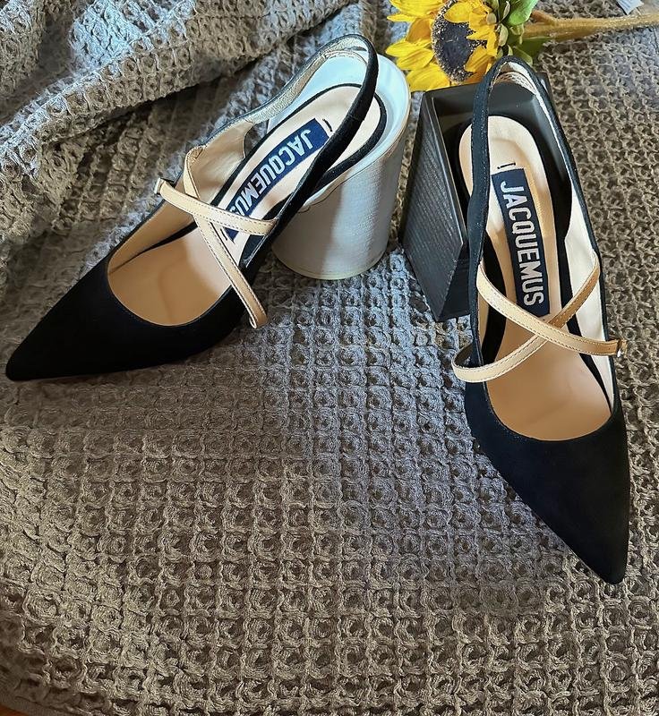 Femme Jacquemus Talons Noir Suède 38
