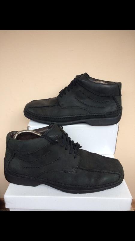 Homme Gabor Bottes Noires Cuir 42.5
