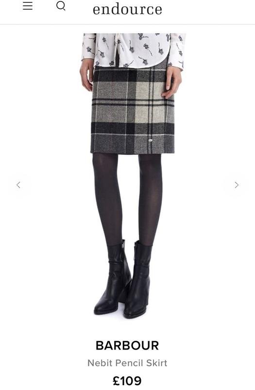 Damen Barbour Rock Schwarz Polyester 38 / M / 46