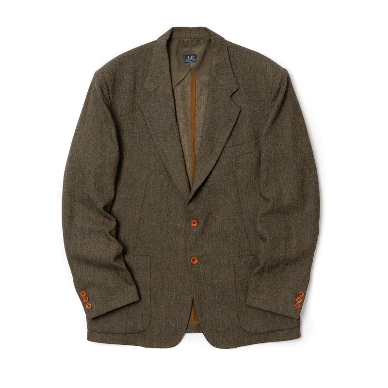 Herren C.P. Company Sakko Braun Wolle L