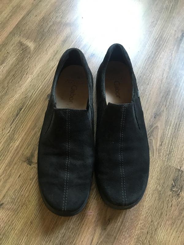 Homme Gabor Talons Noir Suède 43
