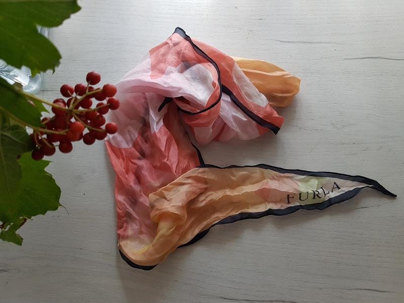 Women Furla Scarf Peach One size